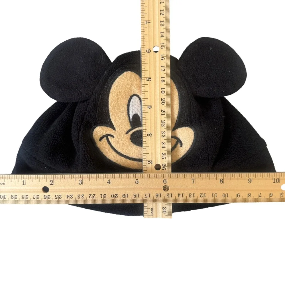 Disney Parks‎ Mickey Mouse Fleece Beanie Toddler Hat Black Ears Winter Cap